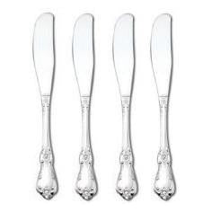 Oneida Vanessa Set of 4 Butter Spreaders 18/8 Stainless | Extra 30% Off Code FF30 | Finest Flatware